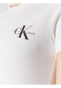 Calvin Klein Jeans Komplet 2 t-shirtów J20J219734 Biały Slim Fit. Kolor: biały. Materiał: bawełna #4