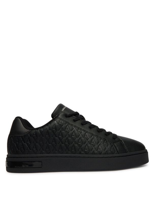 Armani Exchange Sneakersy XM000140 AF11916 MZ715 Czarny. Kolor: czarny. Materiał: skóra