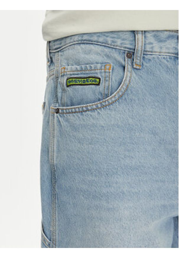 DC Shoes Jeansy Worker Baggy Carpenter Ril ADYDP03087 Błękitny Regular Fit. Kolor: niebieski