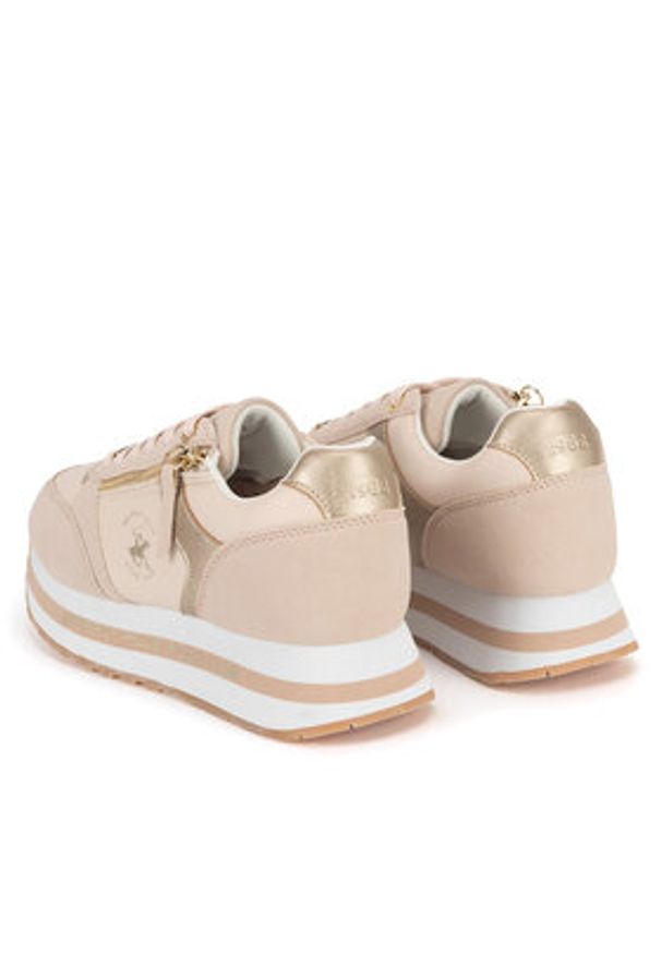 Beverly Hills Polo Club Sneakersy V12-694 Różowy. Kolor: różowy. Materiał: syntetyk