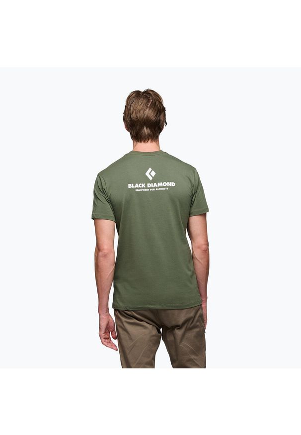Black Diamond - Koszulka męska Diamond Equipment For Alpinist tundra. Kolor: zielony. Sport: turystyka piesza