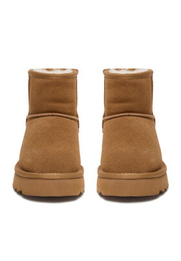 Nine West Śniegowce CEO-NASR-01 Brązowy. Kolor: brązowy. Materiał: zamsz, skóra