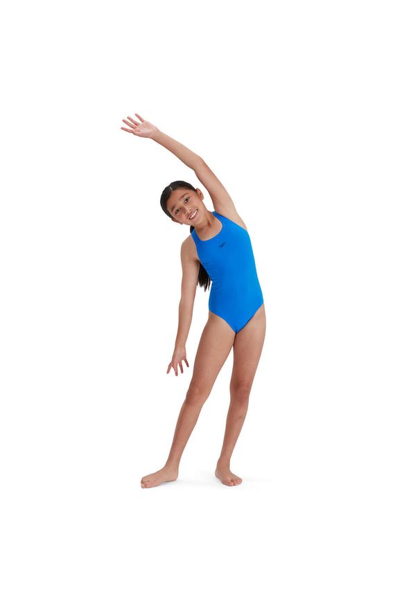 Strój kąpielowy dla dzieci Speedo Girl Eco End. Kolor: niebieski, wielokolorowy. Materiał: poliester