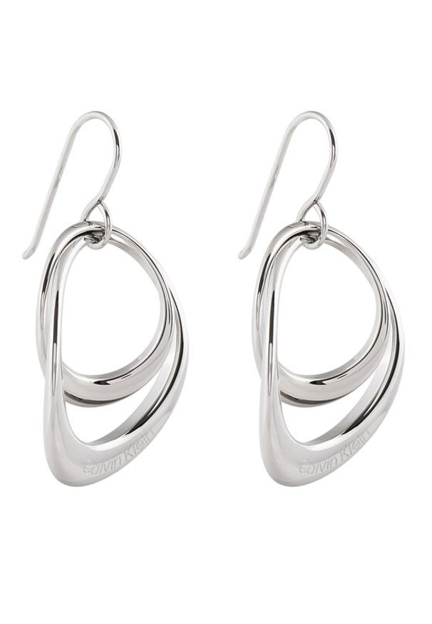 Calvin Klein Kolczyki 35000004 Srebrny. Materiał: metalowe. Kolor: srebrny