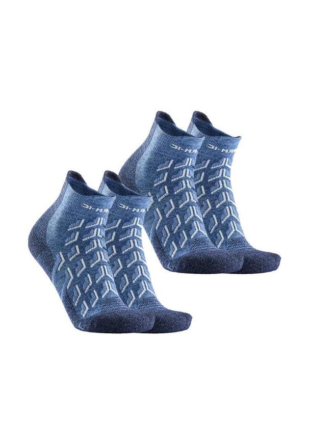 Skarpety trekkingowe kobieta Therm-ic Trekking Cool Ankle Lady zestaw 2 par. Kolor: biały, wielokolorowy, niebieski. Sport: turystyka piesza