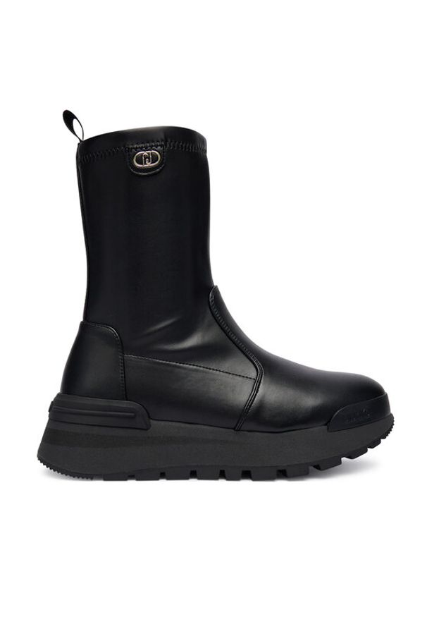 Liu Jo Botki Amazing 22 BF5051 EX046 Czarny. Kolor: czarny. Materiał: skóra