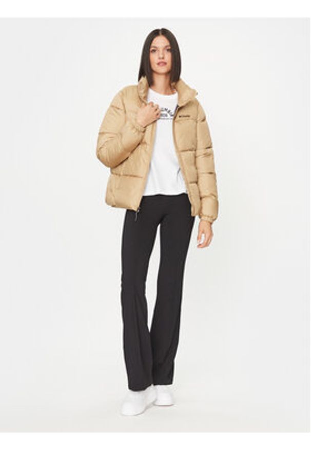 columbia - Columbia Kurtka zimowa Puffect™ Jacket Brązowy Regular Fit. Kolor: brązowy. Materiał: syntetyk. Sezon: zima