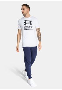 Koszulka Under Armour GL Foundation SS (1326849-100). Kolor: biały. Materiał: poliester, bawełna. Długość: krótkie. Sport: kolarstwo #4
