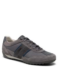 Geox Sneakersy U Wells C U52T5C 02211 C9002 Szary. Kolor: szary. Materiał: materiał