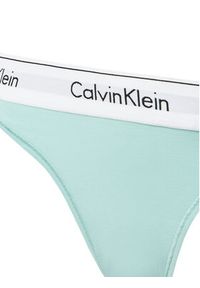 Calvin Klein Underwear Stringi 0000F3786E Zielony. Kolor: zielony. Materiał: bawełna #5