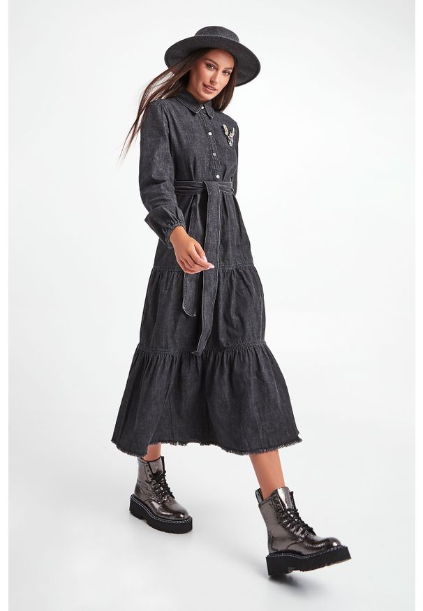 Twinset Milano - SUKIENKA TWINSET ACTITUDE. Długość: maxi