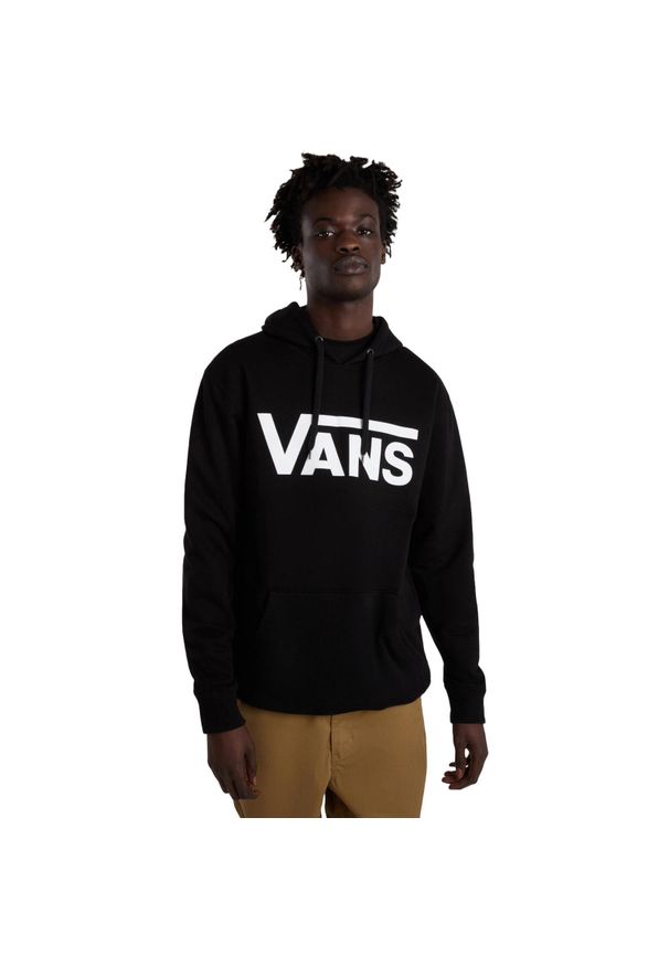 Bluza z kapturem Vans Classic Po Hd II, Mężczyźni. Typ kołnierza: kaptur. Kolor: czarny. Materiał: bawełna, materiał. Sport: skateboard