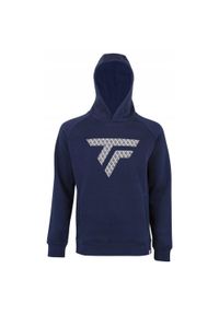 TECNIFIBRE - Bluza z kapturem męska Tecnifibre Fleece Hoodie. Typ kołnierza: kaptur. Kolor: niebieski #1