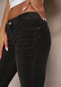 Renee - Czarne Jeansy Skinny Low Waist Wilavia. Okazja: na co dzień. Kolor: czarny. Styl: klasyczny, casual, elegancki #4