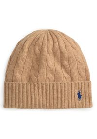Polo Ralph Lauren Czapka z daszkiem 455981442004 Brązowy. Kolor: brązowy. Materiał: wełna, materiał