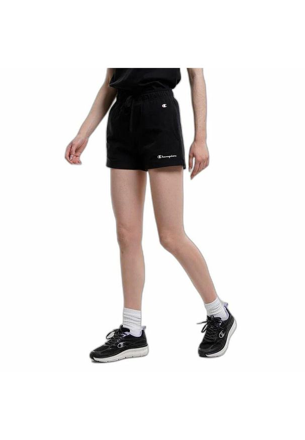 Krótkie Spodenki Sportowe Damskie Champion Shorts Czarny. Kolor: wielokolorowy, czarny. Długość: krótkie