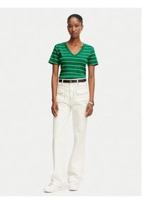 TOMMY HILFIGER - Tommy Hilfiger T-Shirt New Cody WW0WW40584 Zielony Slim Fit. Kolor: zielony. Materiał: bawełna #5