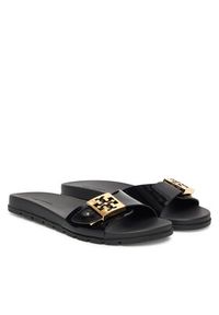Tory Burch Klapki Buckle Slide 157872 Czarny. Kolor: czarny. Materiał: skóra #6