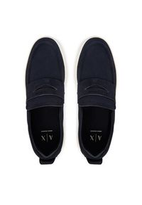 Armani Exchange Loafersy XM002632 AF19687 ZB004 Granatowy. Kolor: niebieski. Materiał: zamsz, skóra #3