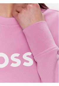 BOSS - Boss Bluza 50468357 Różowy Regular Fit. Kolor: różowy. Materiał: bawełna #3