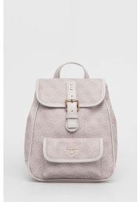 Guess plecak Girl kolor beżowy mały wzorzysty. Kolor: beżowy #1