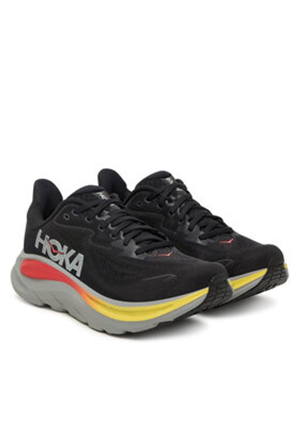 HOKA - Hoka Buty do biegania Clifton 10 1162030 Czarny. Kolor: czarny. Materiał: materiał