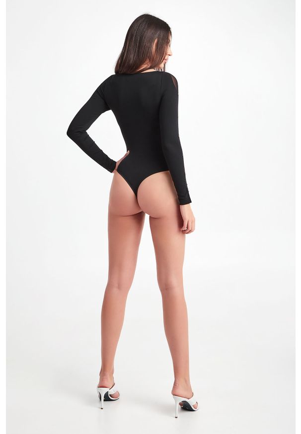 Wolford - BODY WOLFORD. Materiał: tkanina. Długość rękawa: długi rękaw. Długość: długie. Wzór: gładki, aplikacja