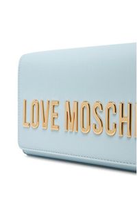 Love Moschino - LOVE MOSCHINO Torebka JC4103PP1MKD0712 Błękitny. Kolor: niebieski. Materiał: skórzane #5