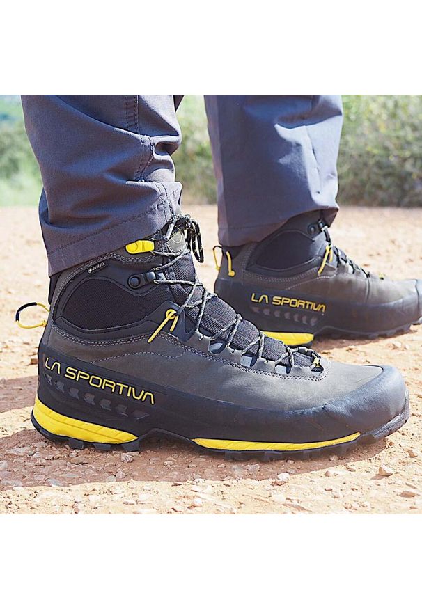 LA SPORTIVA - Buty trekkingowe męskie La Sportiva TX5 GTX. Kolor: żółty, wielokolorowy, czarny