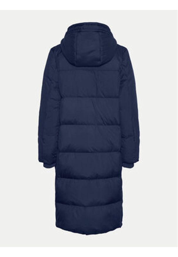 Vero Moda Płaszcz zimowy Erica Holly 10251595 Granatowy Regular Fit. Kolor: niebieski. Materiał: syntetyk. Sezon: zima