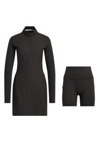 Adidas - Sukienka Ultimate365 Long Sleeve. Typ kołnierza: golf. Kolor: czarny. Materiał: materiał. Długość rękawa: długi rękaw