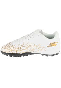 skechers - Buty piłkarskie turfy chłopięce, Skx 1.5 Jr Youth Fg. Kolor: biały. Sport: piłka nożna