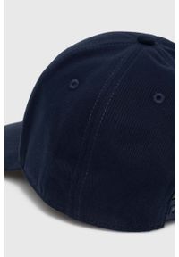 Hollister Co. czapka z daszkiem bawełniana kolor granatowy z aplikacją. Kolor: niebieski. Materiał: bawełna. Wzór: aplikacja #2