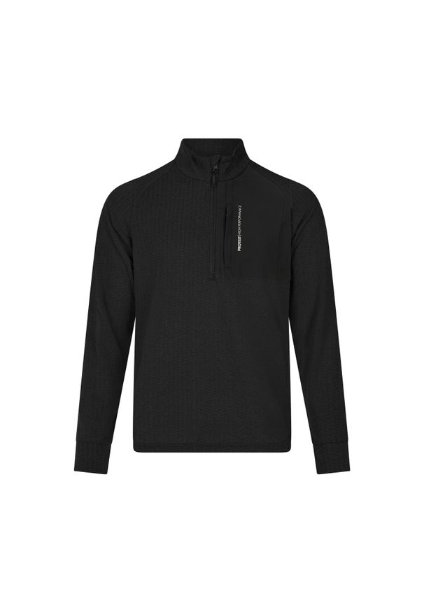 1/4 zip fleece Protest Catcher. Kolor: czarny. Materiał: polar