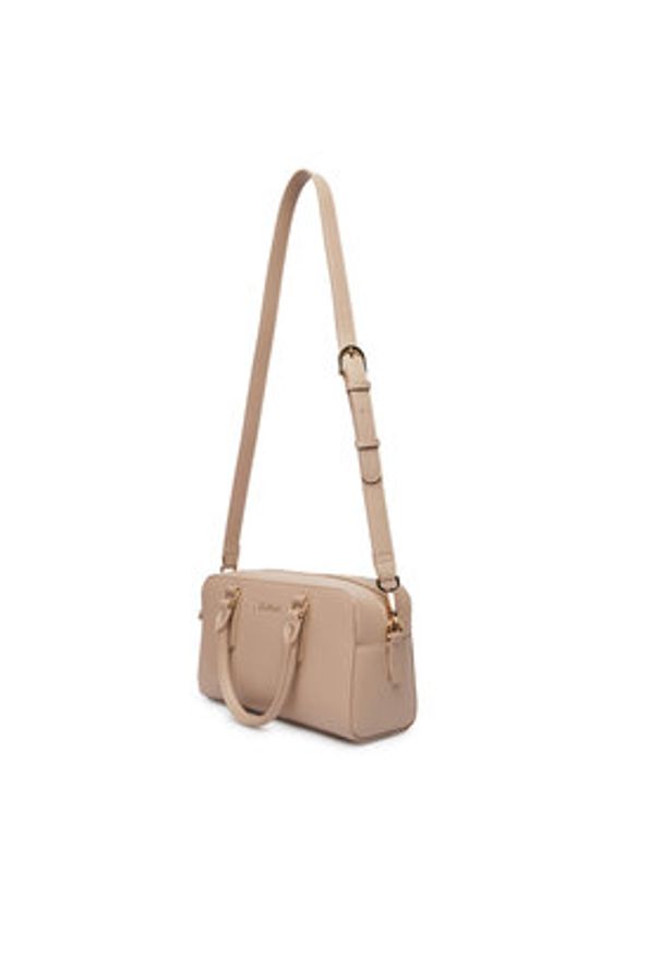 VALENTINO - Valentino Torebka Zero Re VBS7B323 Beżowy. Kolor: beżowy. Materiał: skórzane