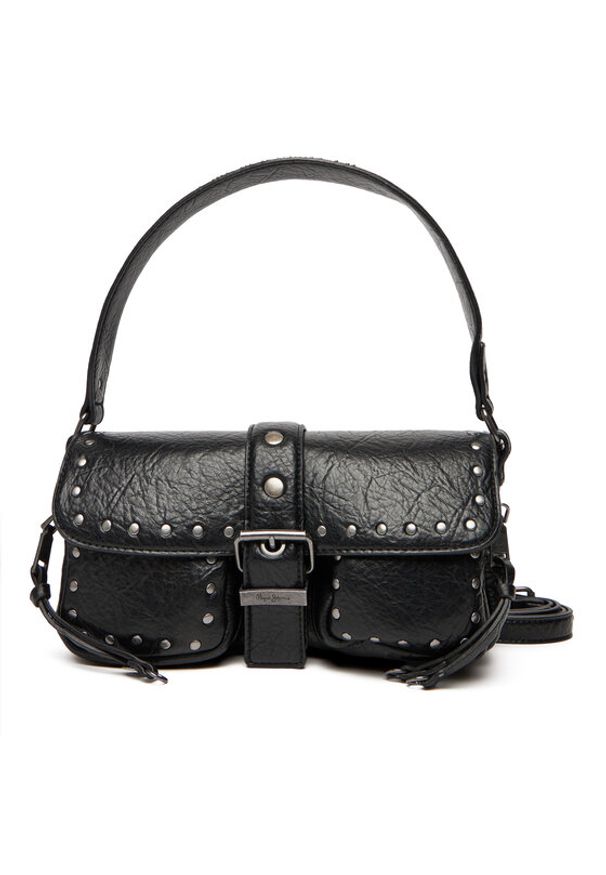 Pepe Jeans Torebka Sally Moon PL0300002 Czarny. Kolor: czarny. Materiał: skórzane