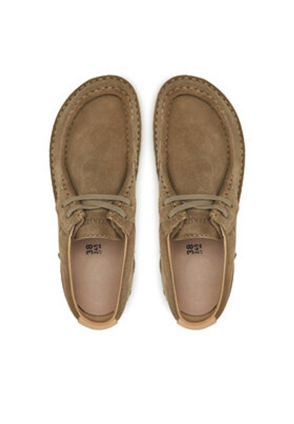 Birkenstock Półbuty Pasadena 1029677 Beżowy. Kolor: beżowy. Materiał: zamsz, skóra