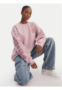 RVCA Bluza 23B463504 Fioletowy Regular Fit. Kolor: fioletowy. Materiał: bawełna #3