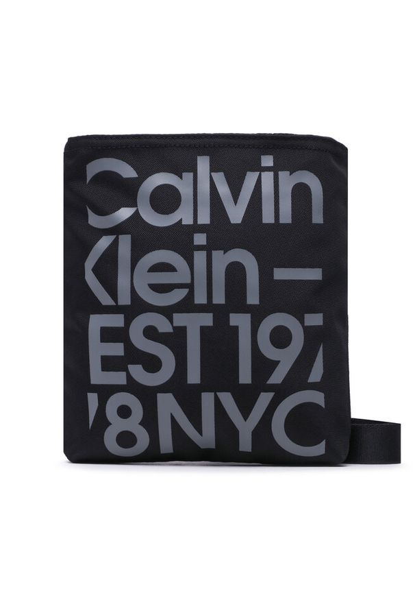 Saszetka Calvin Klein Jeans. Kolor: czarny