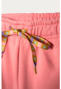Femi Stories - Spodnie dziecięce Oksa 116-140 cm. Kolor: różowy. Materiał: bawełna, poliester, dzianina. Wzór: gładki #3