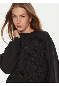 Guess Bluza W4BQ07 K9Z21 Czarny Regular Fit. Kolor: czarny. Materiał: bawełna #4