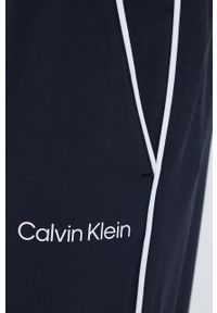 Calvin Klein Performance spodnie treningowe kolor czarny z aplikacją. Kolor: czarny. Materiał: materiał. Wzór: aplikacja #2