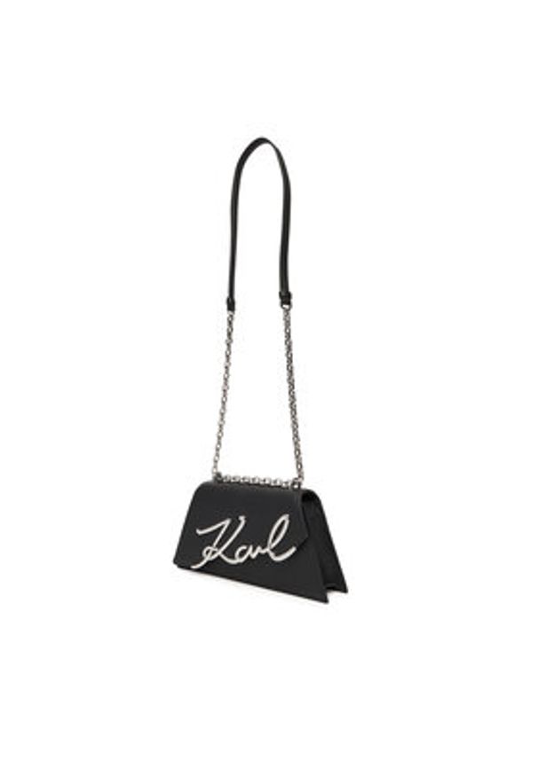 Karl Lagerfeld - KARL LAGERFELD Torebka A3W30138 Czarny. Kolor: czarny. Materiał: skórzane