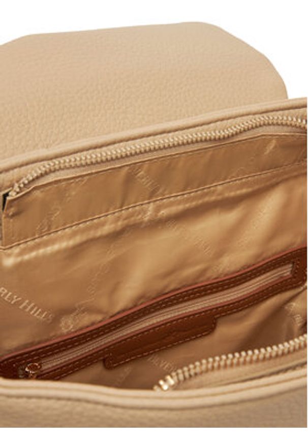 Beverly Hills Polo Club Plecak CEO-BHPC-C-002-08 Beżowy. Kolor: beżowy. Materiał: materiał