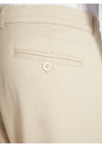 Pako Lorente - PAKO LORENTE - Beżowe spodnie męskie. Okazja: na co dzień. Kolor: beżowy. Materiał: bawełna, elastan. Sezon: wiosna. Styl: casual #5