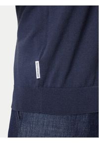 Marc O'Polo Denim Golf 5000007221 Granatowy Regular Fit. Typ kołnierza: polo, golf. Kolor: niebieski. Materiał: wełna #5