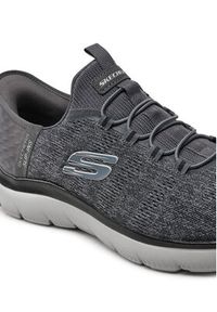 skechers - Skechers Sneakersy 232469 CCBK Szary. Kolor: szary. Materiał: materiał #3