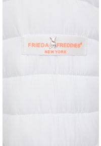 Frieda & Freddies kurtka damska kolor biały przejściowa. Okazja: na co dzień. Kolor: biały. Materiał: materiał. Styl: casual #5