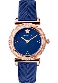 VERSACE - Zegarek Versace Zegarek damski Versace VERE01720 niebieski. Kolor: niebieski #1