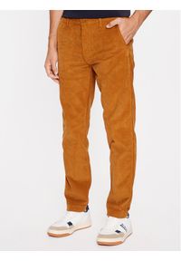 Levi's® Chinosy XX Chino Standard II 17196-0095 Brązowy Tapered Fit. Kolor: brązowy. Materiał: bawełna